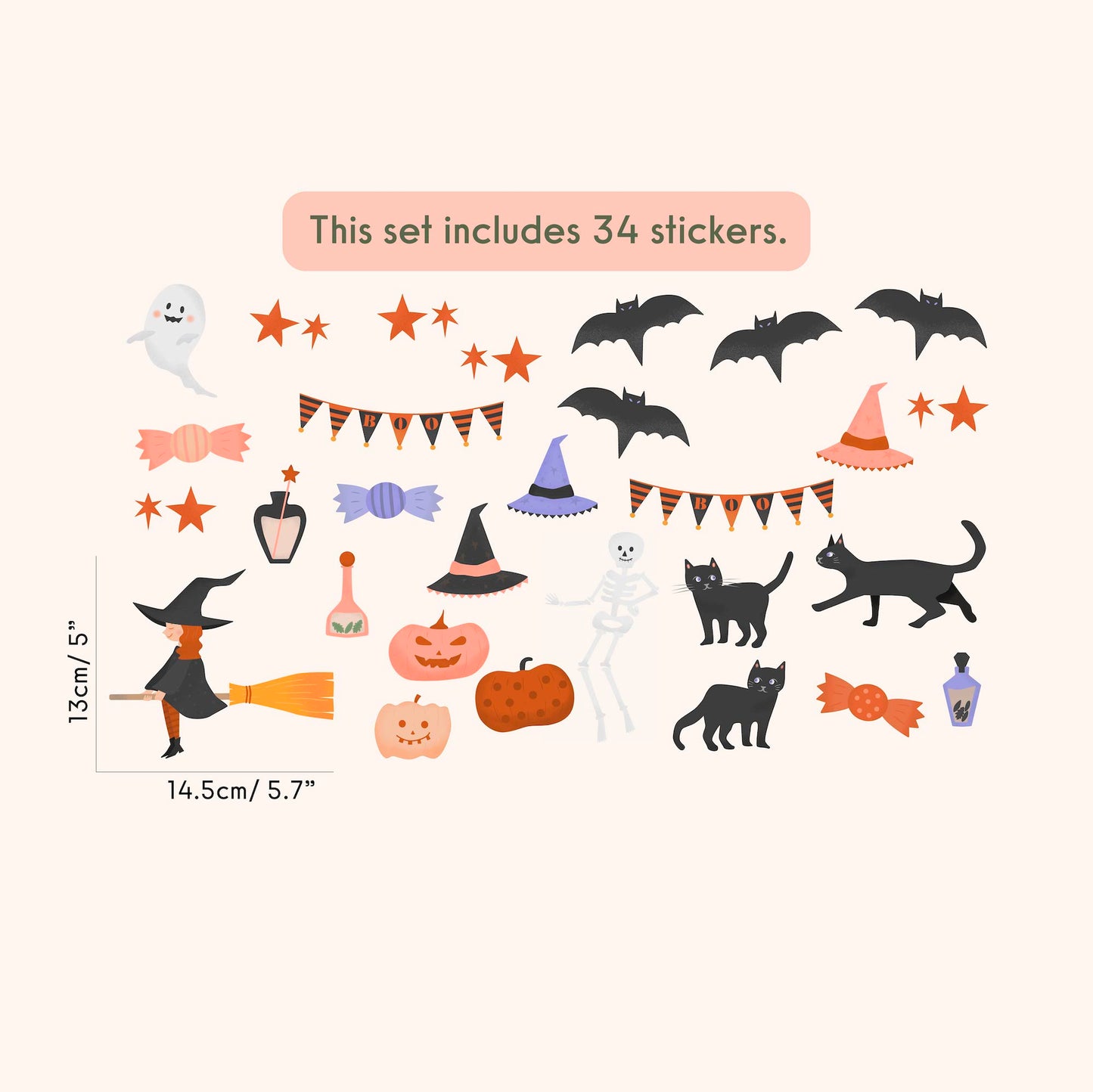 Halloween wall stickers idea