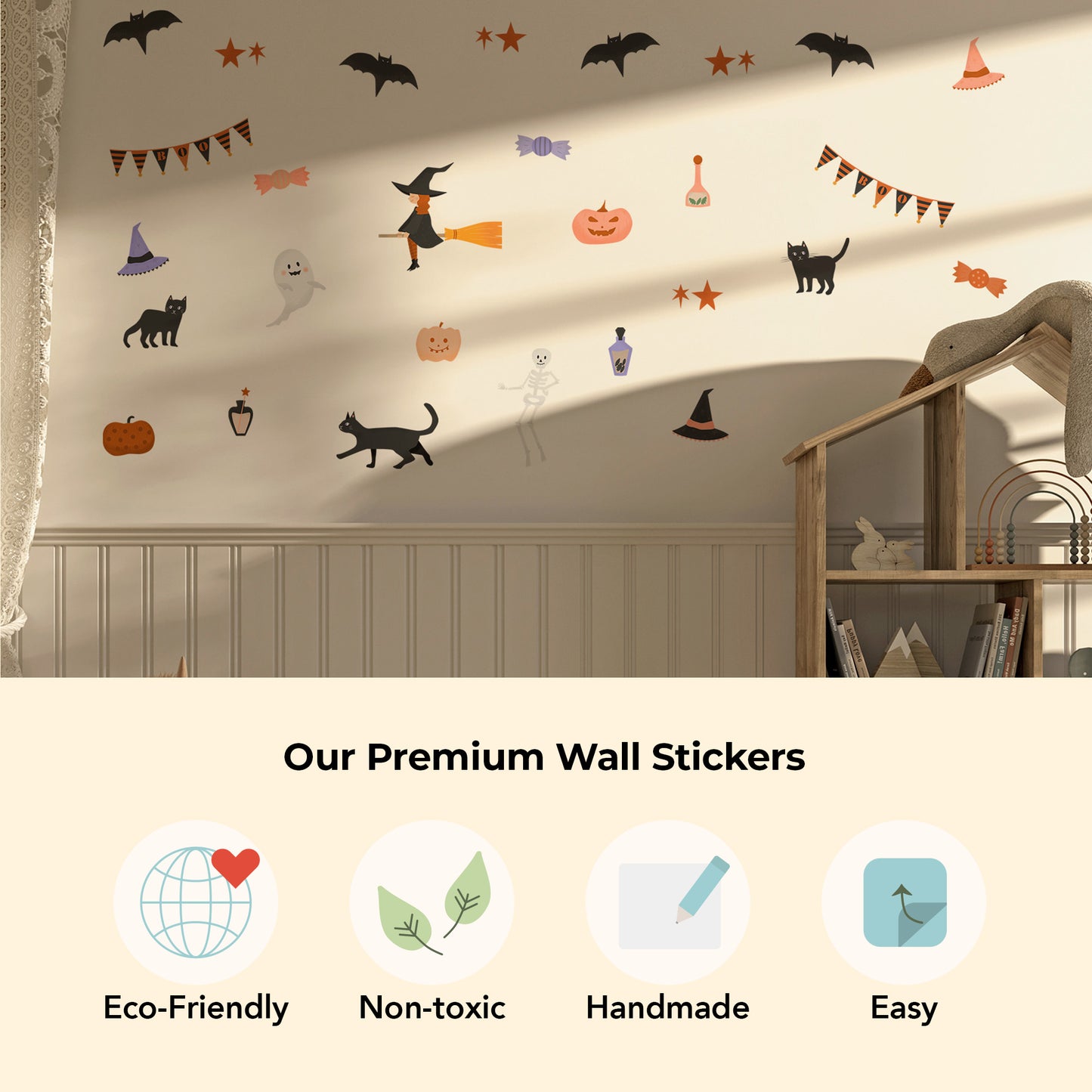 Halloween wall stickers idea