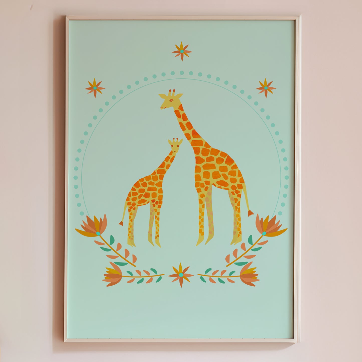 Storybook-inspired eco-friendly art print for imaginative children’s spaces.