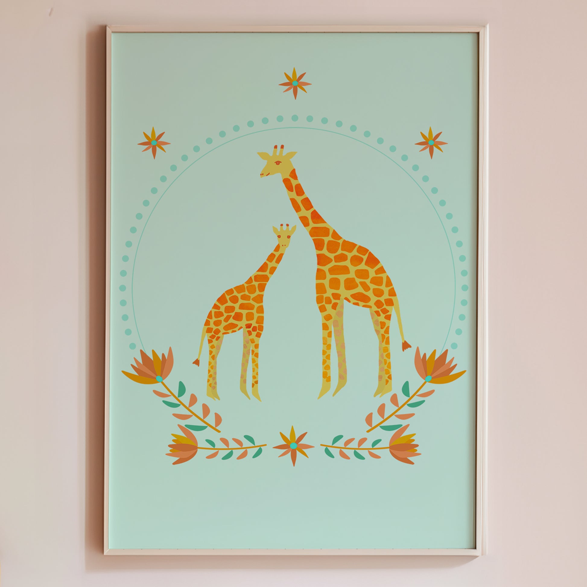 Storybook-inspired eco-friendly art print for imaginative children’s spaces.