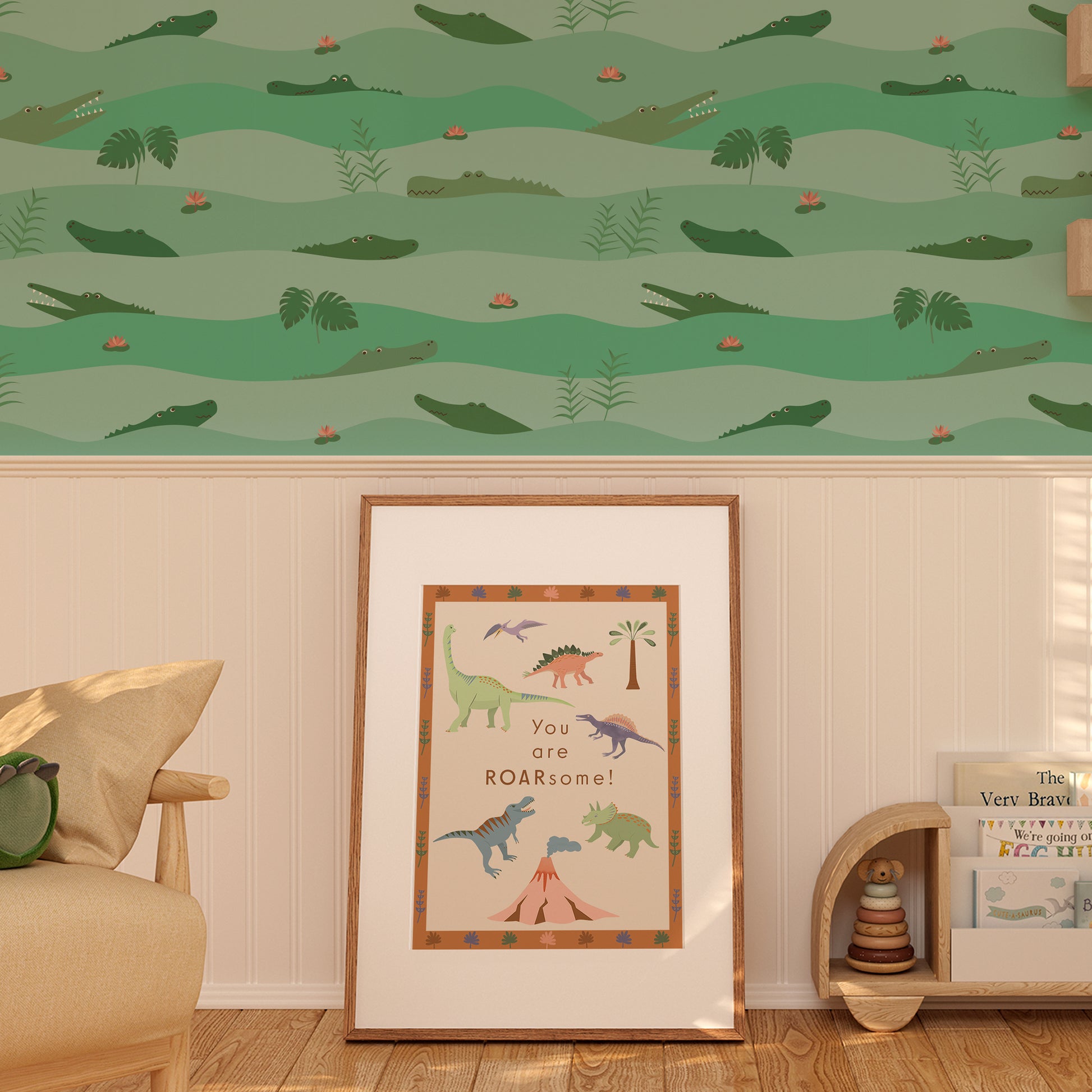 Whimsical children's room with Nordic influence