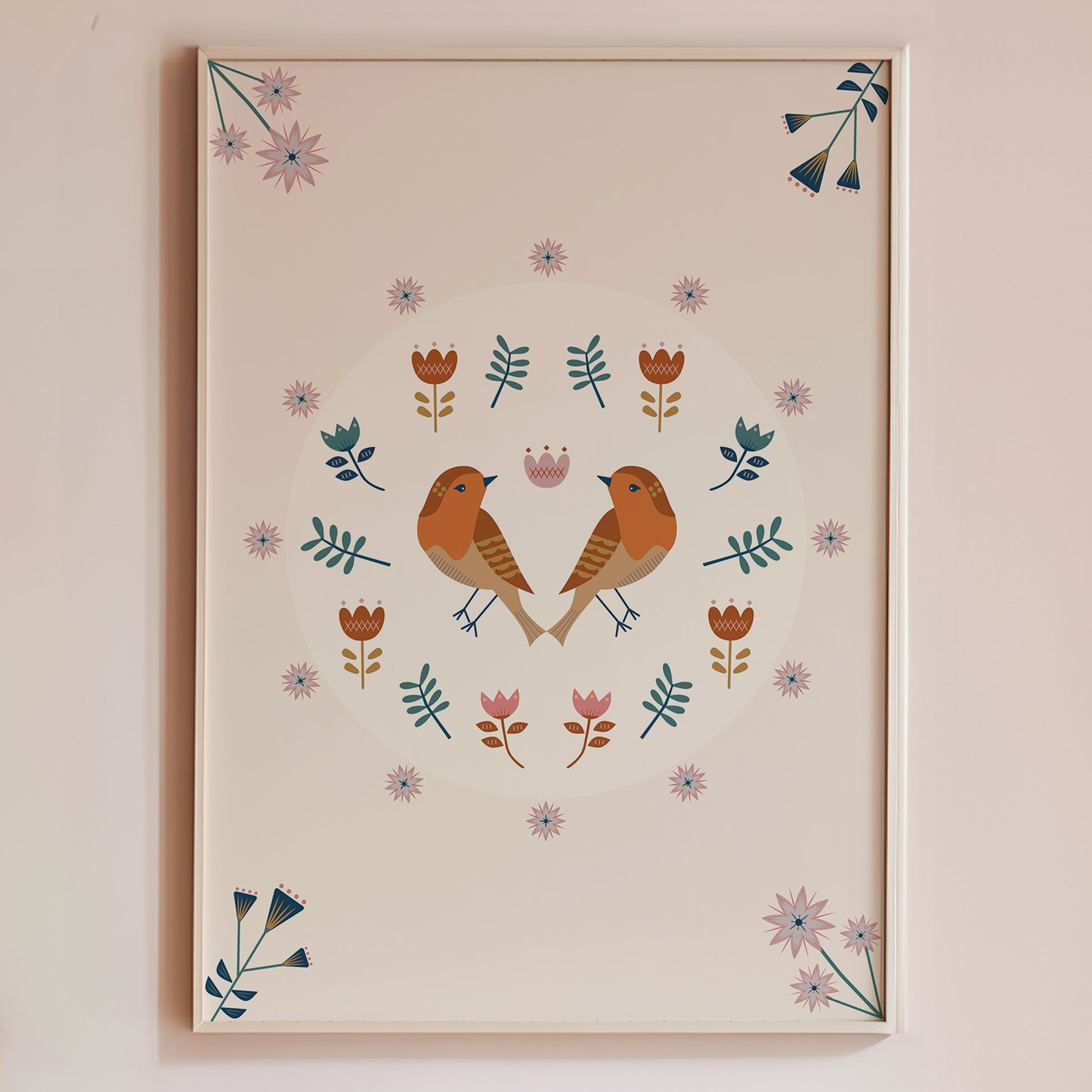 Storybook-inspired eco-friendly art print for imaginative children’s spaces.