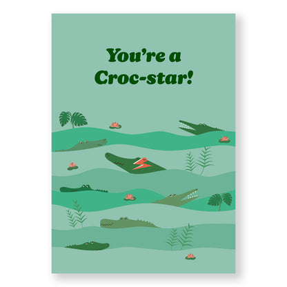 You're a Croc-star! - Art Prints