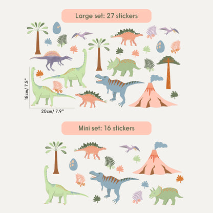 Dinosaur Discovery Wall Stickers Set