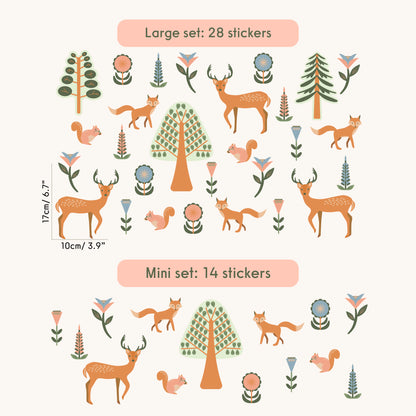 Woodland Wonder Wall Stickers Set