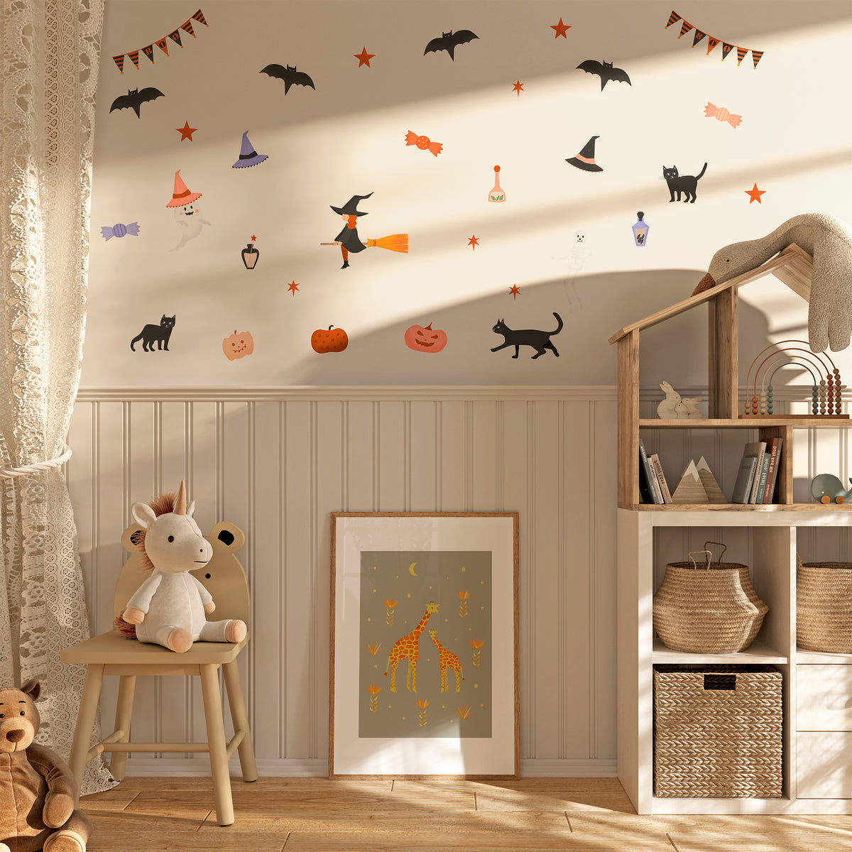 Halloween wall stickers idea