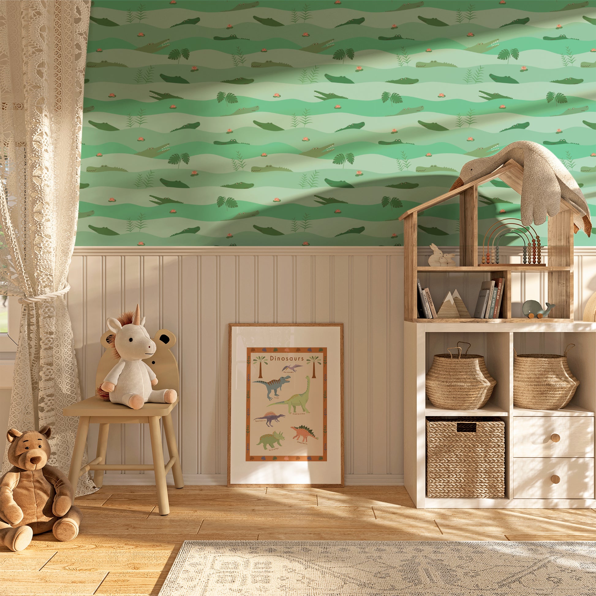 Whimsical and Nordic-inspired kids' space 